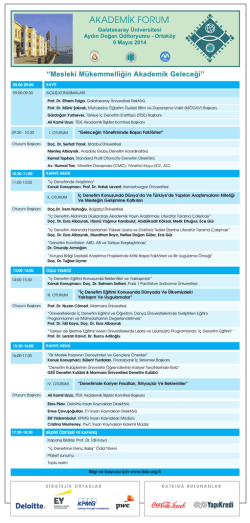 AKADEMİK FORUM