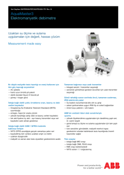 AquaMaster3 Elektromanyetik debimetre