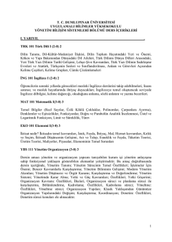 1 tc dumlupınar üniversitesi uygulamalı bilimler