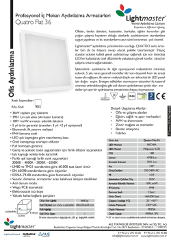 Teknik Data / Quatro Flat 36