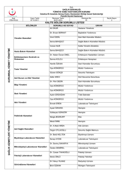 Doküman Adı: - Pendik Devlet Hastanesi