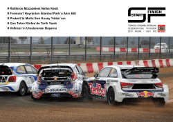 Sayı 16 - T&uuml;rkiye Otomobil Sporları Federasyonu