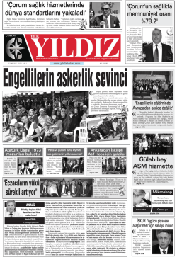 G&uuml;nl&uuml;k Gazetenin Tamamını Okumak İ&ccedil;in TIKLAYIN