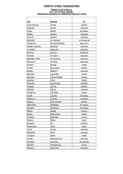 fgat imzalı - T&uuml;rkiye Futbol Federasyonu