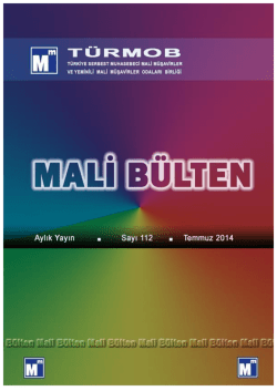 haziran 2014 mali mevzuatta yapılan değişiklikler