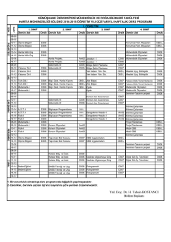 Yrd. Do&ccedil;. Dr. H. Tahsin BOSTANCI B&ouml;l&uuml;m Başkanı