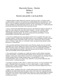 Mucizeler Kursu - Dersler Bölüm I Ders 92