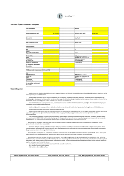 Sözleşme - Residorm