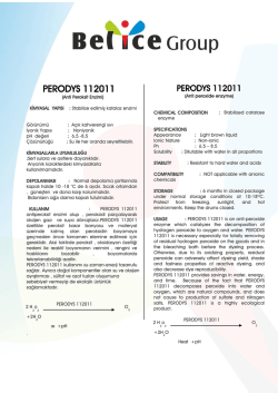 PERODYS 112011 - Belice Kimya