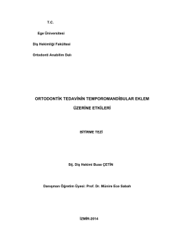 1238 - Ege Üniversitesi Diş Hekimliği Fakültesi