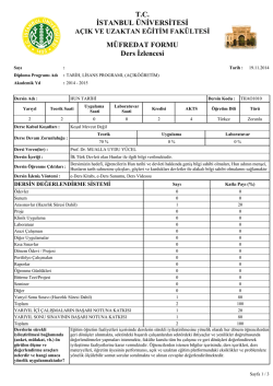 Hun tarihi - İstanbul &Uuml;niversitesi