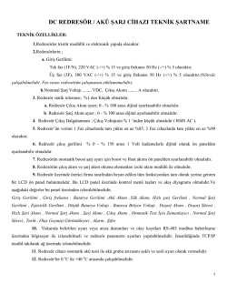 dc redres&ouml;r/ak&uuml; şarj cihazı