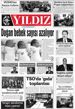 Günlük Gazetenin Tamamını Okumak İçin TIKLAYIN