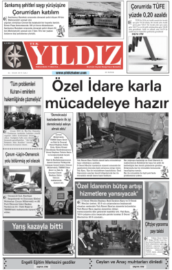 G&uuml;nl&uuml;k Gazetenin Tamamını Okumak İ&ccedil;in TIKLAYIN