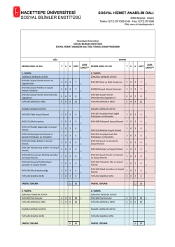 hacettepe &uuml;niversitesi sosyal bilimler enstit&uuml;s&uuml;
