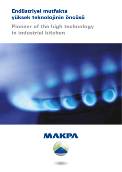 End&uuml;striyel Mutfakta Y&uuml;ksek Teknolojinin &Ouml;nc&uuml;s&uuml;