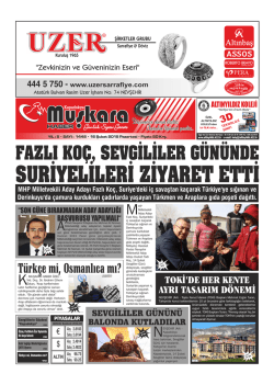 SURİYELİLERİ ZİYARET ETTİ