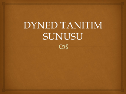 dyned tanıtım sunusu