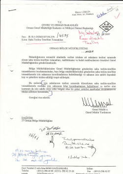 Saha Teslim Tesell&uuml;m Tutanakları