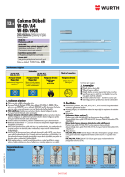 &Ccedil;akma D&uuml;beli W-ED/A4 W