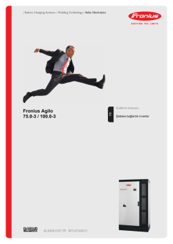 Fronius Agilo 75.0-3 / 100.0-3