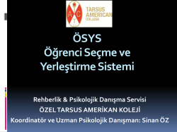 2014-2015 EĞİTİM VE &Ouml;ĞRETİM YILI &Ouml;SYS ile ilgili detaylar i&ccedil;in