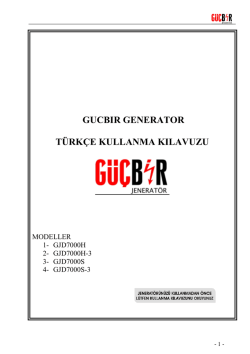 KAMA POWER Jenerat枚rleri, kurallar谋na g枚re