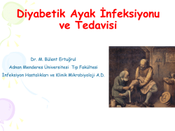 Diyabetik Ayak İnfeksiyonu ve Tedavisi