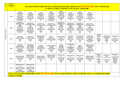 FORMASYON 4 SINIF - MEZUN GRUBU B&Uuml;T&Uuml;NLEME SINAVI