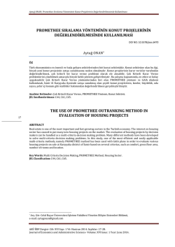 pdf dosyası - Afyon Kocatepe &Uuml;niversitesi İktisadi ve İdari Bilimler