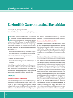 Makale PDF - Güncel Gastroenteroloji