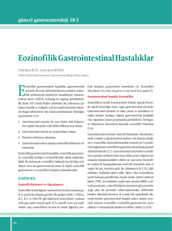 Makale PDF - G&uuml;ncel Gastroenteroloji