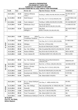 sakarya &uuml;niversitesi fen edebiyat fak&uuml;ltesi alman dili ve edebiyatı