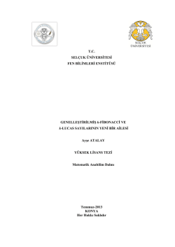 n - Sel&ccedil;uk &Uuml;niversitesi