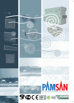 pamsan katalog-18.indd - PAMSAN Klima ve Havalandırma