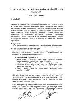 KIZILAY MİNERALLİ SU ERZİNCAN FABRİKA M&Uuml;D&Uuml;RL&Uuml;Ğ&Uuml;