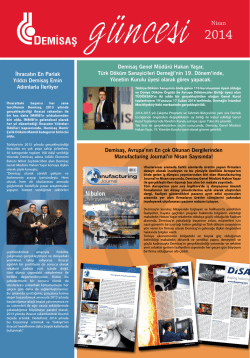 İhracatın En Parlak Yıldızı Demisaş Emin Adımlarla İlerliyor Demisaş