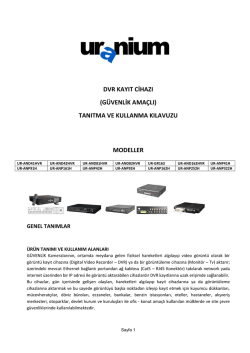 tanıtma ve kullanma kılavuzu modeller