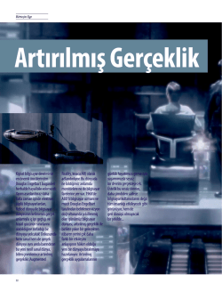 Artırılmış Ger&ccedil;eklik&rdquo; (Augmented Reality)