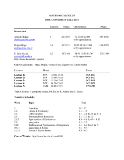 MATH 100 ELEMENTS OF FINITE MATHEMATICS