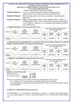 HAC VE UMRE HİZM.GEN.M&Uuml;D&Uuml;RL&Uuml;Ğ &Uuml;