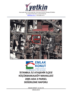 istanbul ili ataşehir il&ccedil;esi k&uuml;&ccedil;&uuml;kbakkalk&ouml;y mahallesi 2085 ada 3
