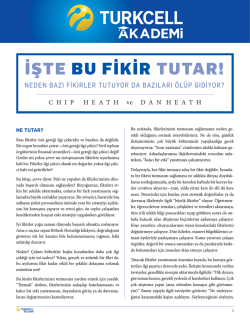 İŞTE BU FİKİR TUTAR!