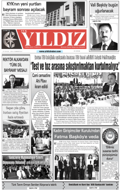 G&uuml;nl&uuml;k Gazetenin Tamamını Okumak İ&ccedil;in TIKLAYIN