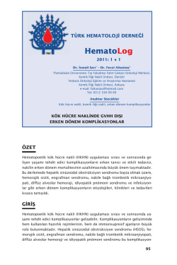 HematoLog - T&uuml;rk Hematoloji Derneği