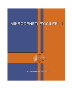1 MİKRODENETLEYİCİLER - I Yağlıoğlu