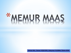 Maaş Sunumu - İstanbul &Uuml;niversitesi | İdari ve Mali İşler Daire