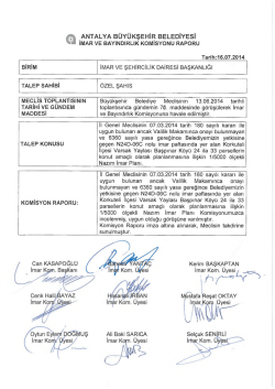 G&uuml;ndemin 45.Maddesi - Antalya Belediyesi