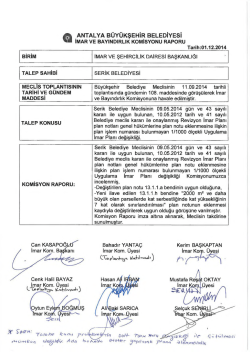 G&uuml;ndemin 57.Maddesi - Antalya Belediyesi
