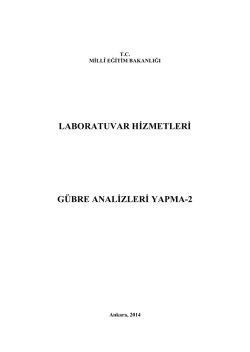 laboratuvar hizmetleri g&uuml;bre analizleri yapma-2 - Megep